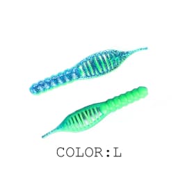 Supercontinent fanatik Lures 80mm/8pcs 55mm/15pcs Soft Lure Fishing Lures Soft Silicone Baits Larva soft bait