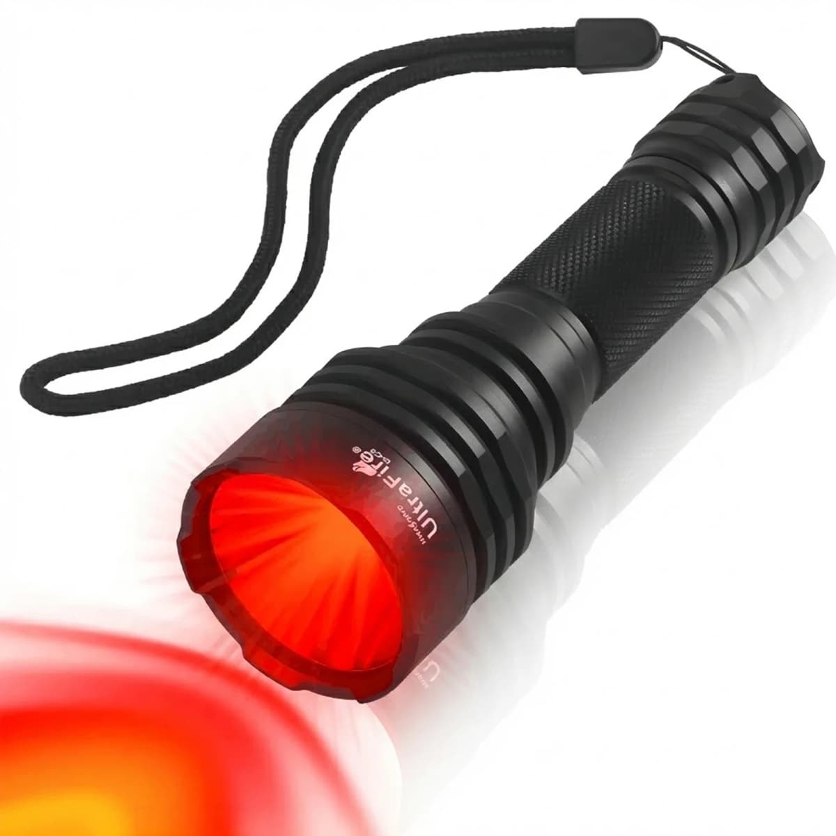 UltraFire C8 Red Light Flashlight Powerful Professional Tactical Hunting FlashLights Coyote Night Vision Lamp for Astronomy