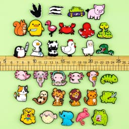 1pcs Cute Animals Dogs Cats Frogs Dinosaur Duck Shoe Charms for Women Girls,Shoe Accessories Pins for Kids Children,Clog Buckles