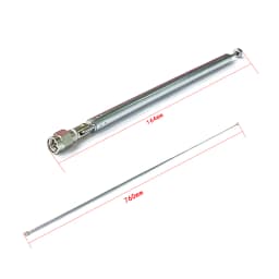Replacement Telescopic Antenna SMA Male for Radio TV DIY 100mm/120mm/132mm/164mm/205mm/210mm NEW Radio Aerial