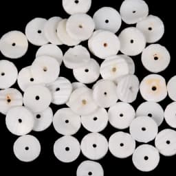 Natural White Shell Mother Of Pearl Seashell Round Shape Spacer Beads For Jewelry Making DIY Bracelet Necklace Handmade 4/6/8mm