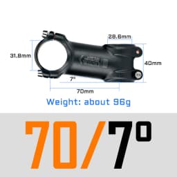 UNO Kalloy King Stems Ultralight AL7050 Bike Stem 7 Degree 31.8mm 60 70 80 90 100 110 120 130mm MTB Road Bicycle Handlebar Stem