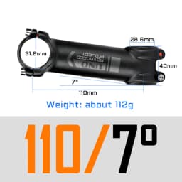UNO Kalloy King Stems Ultralight AL7050 Bike Stem 7 Degree 31.8mm 60 70 80 90 100 110 120 130mm MTB Road Bicycle Handlebar Stem