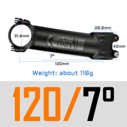 UNO Kalloy King Stems Ultralight AL7050 Bike Stem 7 Degree 31.8mm 60 70 80 90 100 110 120 130mm MTB Road Bicycle Handlebar Stem