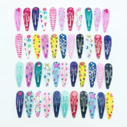 Kids Headwear 20Pcs/Lot Cartoon Hairpin Cute Animal Water Dripping Flower Hair Clip Star Striped Barrette Girls Hair Accessories
