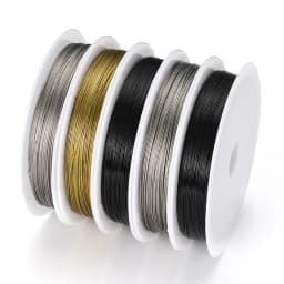 7-35 Meter/roll Stainless Steel Wire 0.3/0.45/0.5/0.6mm Tiger Tail Beading Cord Resistant Strong Line for Jewelry Making Finding
