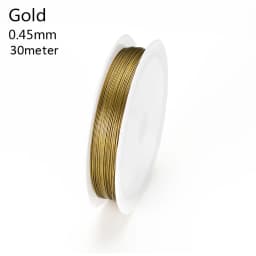 7-35 Meter/roll Stainless Steel Wire 0.3/0.45/0.5/0.6mm Tiger Tail Beading Cord Resistant Strong Line for Jewelry Making Finding
