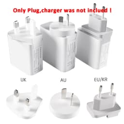 EU / AU /UK /KR Plug Adapter Convertor for Our Charger