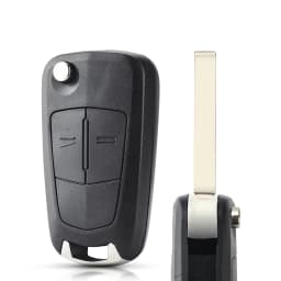 KEYYOU Replacement Flip Key Shell For Opel Astra H Corsa D Vectra C Zafira 2 3 Buttons Remote Car Key Blank Case Free shipping
