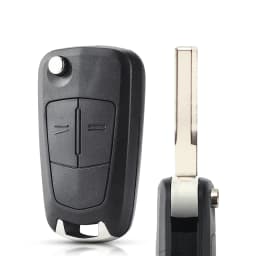 KEYYOU Replacement Flip Key Shell For Opel Astra H Corsa D Vectra C Zafira 2 3 Buttons Remote Car Key Blank Case Free shipping