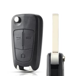 KEYYOU Replacement Flip Key Shell For Opel Astra H Corsa D Vectra C Zafira 2 3 Buttons Remote Car Key Blank Case Free shipping