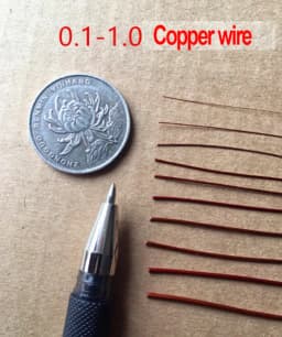 Coil Copper Wire0.1mm 0.2mm 0.3mm 0.4mm 0.5mm 0.6mm 0.7mm 0.8mm 1.20mmCable Copper Wire Magnet Wire Enameled Copper Winding Wire