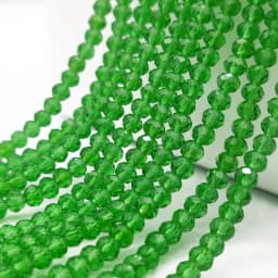2 3 4 6 8mm Czech Clear Glass Beads 45 Colors Flat Faceted Crystal Loose Spacer Beads for Jewelry Making Bracelet Accessories