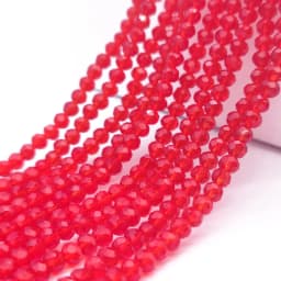 2 3 4 6 8mm Czech Clear Glass Beads 45 Colors Flat Faceted Crystal Loose Spacer Beads for Jewelry Making Bracelet Accessories