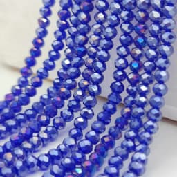 2 3 4 6 8mm Czech Clear Glass Beads 45 Colors Flat Faceted Crystal Loose Spacer Beads for Jewelry Making Bracelet Accessories