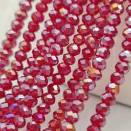 2 3 4 6 8mm Czech Clear Glass Beads 45 Colors Flat Faceted Crystal Loose Spacer Beads for Jewelry Making Bracelet Accessories