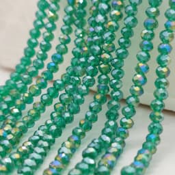 2 3 4 6 8mm Czech Clear Glass Beads 45 Colors Flat Faceted Crystal Loose Spacer Beads for Jewelry Making Bracelet Accessories