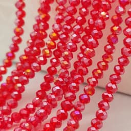 2 3 4 6 8mm Czech Clear Glass Beads 45 Colors Flat Faceted Crystal Loose Spacer Beads for Jewelry Making Bracelet Accessories