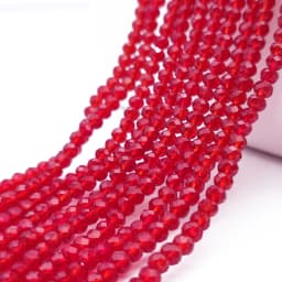2 3 4 6 8mm Czech Clear Glass Beads 45 Colors Flat Faceted Crystal Loose Spacer Beads for Jewelry Making Bracelet Accessories
