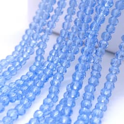 2 3 4 6 8mm Czech Clear Glass Beads 45 Colors Flat Faceted Crystal Loose Spacer Beads for Jewelry Making Bracelet Accessories