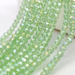 2 3 4 6 8mm Czech Clear Glass Beads 45 Colors Flat Faceted Crystal Loose Spacer Beads for Jewelry Making Bracelet Accessories