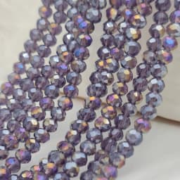 2 3 4 6 8mm Czech Clear Glass Beads 45 Colors Flat Faceted Crystal Loose Spacer Beads for Jewelry Making Bracelet Accessories