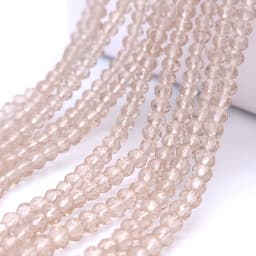 2 3 4 6 8mm Czech Clear Glass Beads 45 Colors Flat Faceted Crystal Loose Spacer Beads for Jewelry Making Bracelet Accessories