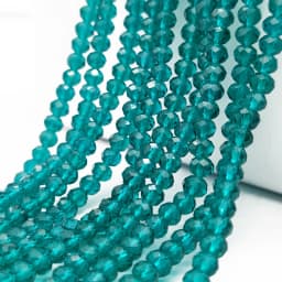 2 3 4 6 8mm Czech Clear Glass Beads 45 Colors Flat Faceted Crystal Loose Spacer Beads for Jewelry Making Bracelet Accessories