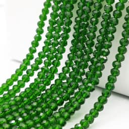 2 3 4 6 8mm Czech Clear Glass Beads 45 Colors Flat Faceted Crystal Loose Spacer Beads for Jewelry Making Bracelet Accessories