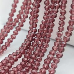 2 3 4 6 8mm Czech Clear Glass Beads 45 Colors Flat Faceted Crystal Loose Spacer Beads for Jewelry Making Bracelet Accessories