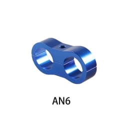 AN4 AN6 AN8 AN10 Fittings Anodized Line automotive Clamps Rubber Hose Clamp Line Oil Fuel Water Lupo Separator Kit Pipe Clamps