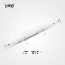 Kingdom Long Casting Fishing Lure 14.5g 19g 29g Floating Slow Sinking Minnow Wobbler Artificial Hard Bait Jerkbaits Seabass Pike