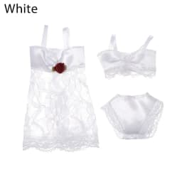 1set Doll Clothes Pajamas Colorful Clothing Underwear Lingerie Bra Dress Lace Homewear Accessories Clothes for 1/6 Doll