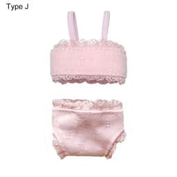 1set Doll Clothes Pajamas Colorful Clothing Underwear Lingerie Bra Dress Lace Homewear Accessories Clothes for 1/6 Doll