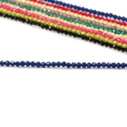 1PC Natural Spinel Beads 2-3mm Faceted Loose Beads Natural Stone Spacer Beads for DIY Bracelet Necklace Jewelry Making Accessory
