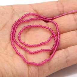1PC Natural Spinel Beads 2-3mm Faceted Loose Beads Natural Stone Spacer Beads for DIY Bracelet Necklace Jewelry Making Accessory