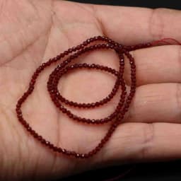 1PC Natural Spinel Beads 2-3mm Faceted Loose Beads Natural Stone Spacer Beads for DIY Bracelet Necklace Jewelry Making Accessory