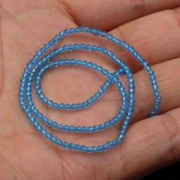 1PC Natural Spinel Beads 2-3mm Faceted Loose Beads Natural Stone Spacer Beads for DIY Bracelet Necklace Jewelry Making Accessory