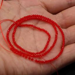 1PC Natural Spinel Beads 2-3mm Faceted Loose Beads Natural Stone Spacer Beads for DIY Bracelet Necklace Jewelry Making Accessory