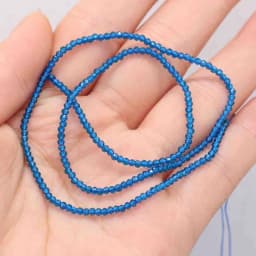1PC Natural Spinel Beads 2-3mm Faceted Loose Beads Natural Stone Spacer Beads for DIY Bracelet Necklace Jewelry Making Accessory