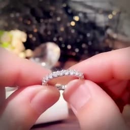 So-Bling S925 Sterling Silver Rings For Women Elegant Fine Cubic Zirconia Ring Bridal Wedding Engagement Women Trendy Jewelry