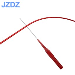 JZDZ 10pcs 1mm Test Probe Needle Mul-timeter Stainless Puncture Back Probe Pin 4mm Banana Socket Inspection Tool J.30009+