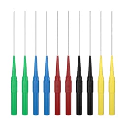 JZDZ 10pcs 1mm Test Probe Needle Mul-timeter Stainless Puncture Back Probe Pin 4mm Banana Socket Inspection Tool J.30009+