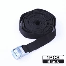 2M Buckle Tie-Down Belt Cargo Straps With Metal Buckle Tow Rope Strong Ratchet Belt For Luggage Bag Motorcycle Car Accessories