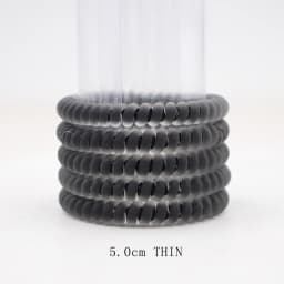 5Pcs/set New Fashion Matt Solid Telephone Wire Elastic Hair Band Frosted Spiral Cord Rubber Band Hair Tie Stretch Head Band Gum