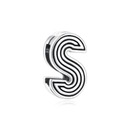 Original 925 Sterling Silver Charms Flat Clip Heart Butterfly Letters Chains Beads Fit Brand Bracelets Diy Jewelry For Women