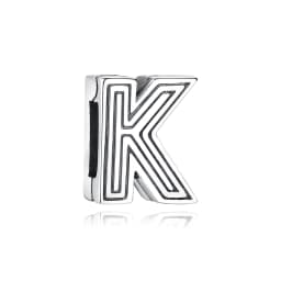 Original 925 Sterling Silver Charms Flat Clip Heart Butterfly Letters Chains Beads Fit Brand Bracelets Diy Jewelry For Women