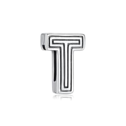 Original 925 Sterling Silver Charms Flat Clip Heart Butterfly Letters Chains Beads Fit Brand Bracelets Diy Jewelry For Women