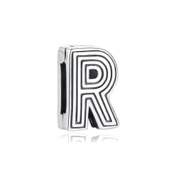 Original 925 Sterling Silver Charms Flat Clip Heart Butterfly Letters Chains Beads Fit Brand Bracelets Diy Jewelry For Women
