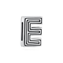 Original 925 Sterling Silver Charms Flat Clip Heart Butterfly Letters Chains Beads Fit Brand Bracelets Diy Jewelry For Women